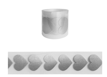 TERMO NAKLEJKA odblaskowa NAPRASOWANKA serce12