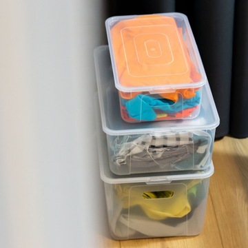 3x ПЛАСТИКОВЫЙ КОНТЕЙНЕР С КРЫШКОЙ ПЛАСТИКОВАЯ КОРОБКА