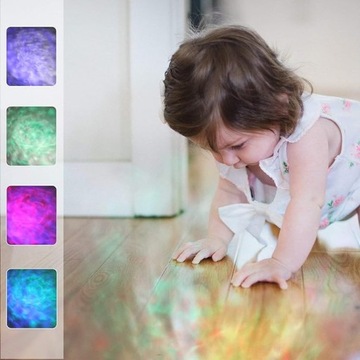 СВЕТИЛЬНИК ДЛЯ ДИСКО С ЭФФЕКТОМ ВОДЫ В РИТМЕ МУЗЫКИ LED 7 ЦВЕТОВ