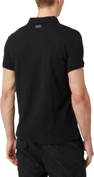 Koszulka polo męska KARL LAGERFELD czarna - M