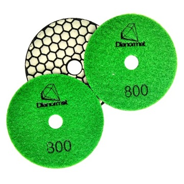 3 x TARCZE DIAMENTOWE DO SZLIFOWANIA GRESU #800