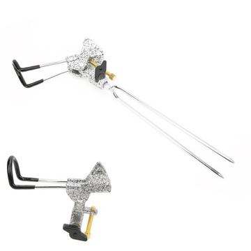 Держатель удочки из нержавеющей стали, поворотная регулируемая подставка на 360°