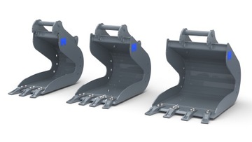 Łyżka Wacker Pogłębiona do Gliny 300 mm -Moc. HS03