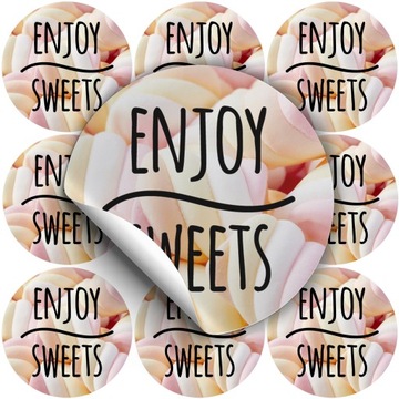 Naklejki OZDOBNE PIANKI 10 sztuk EKO marshmallow
