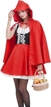 YAOZUP Kostium czerwony kapturek, cosplay, rozmiar L