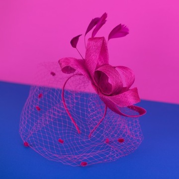 FASCINATOR Повязка на голову Головной убор Toque Veil для свадьбы Элегантный стильный