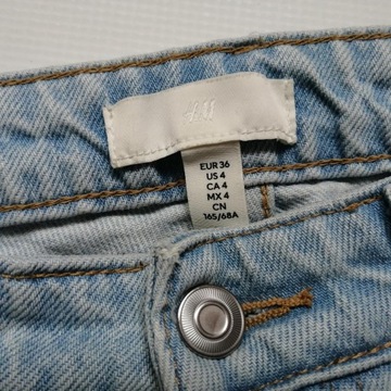 H&M spodnie jeans z rozszerzaną nogawką bootcut r.36