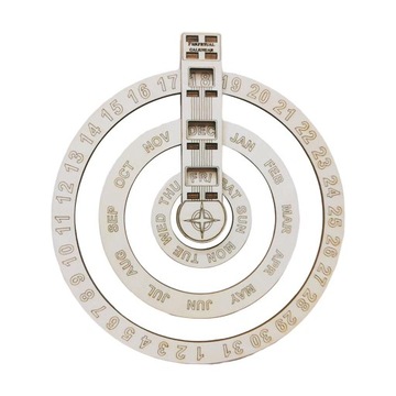 meriglare Wall Hanging Wooden Perpetual Calendar