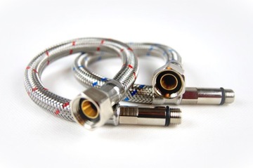 WĘŻYKI DO BATERII 1/2''x DŁ.KONIEC M10x1 60cm POL