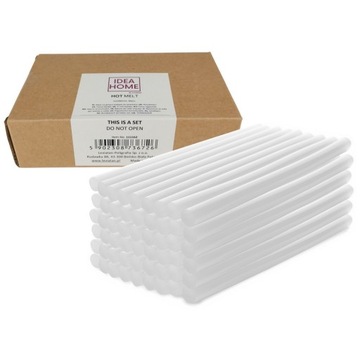 KLEJ DO PISTOLETU NA GORĄCO WKŁADY KLEJOWE BEZBARWNY 1KG 11-200mm 50szt