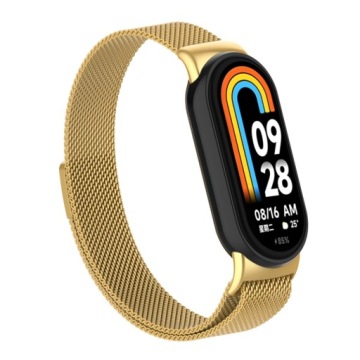 РЕМЕШОК БРАСЛЕТА ДЛЯ СМАРТБАНДА XIAOMI MI BAND 8/9 - ЗОЛОТОЙ