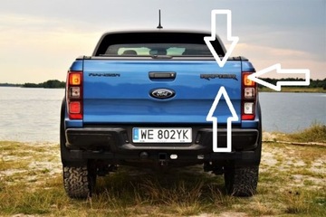 FORD RANGER 6 VI RAPTOR 22- NÁPIS ZNAK ZNAKY NA KRYT