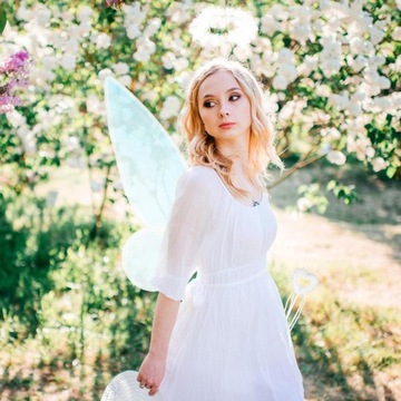 Крылья Ангела Фея Бабочка Маскировка эльфа + Жезл + Ореол