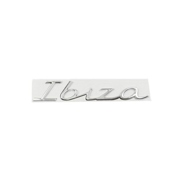NÁLEPKA ZNAK ZNAKY NA AUTO LOGO SEAT IBIZA 20.2*3.9CM