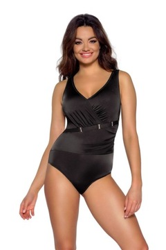 AVA SWIMWEAR STRÓJ KĄPIELOWY JEDNOCZĘŚCIOWY SKJ 48 - BLACK, 90E