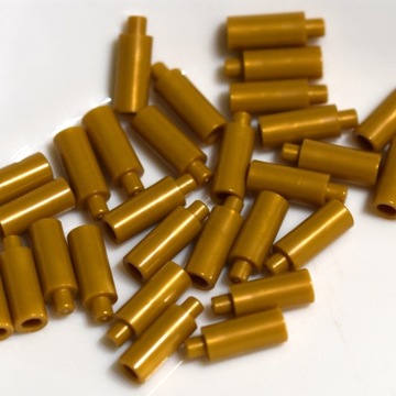Lego pearl gold świeczka świeca 37762 10szt