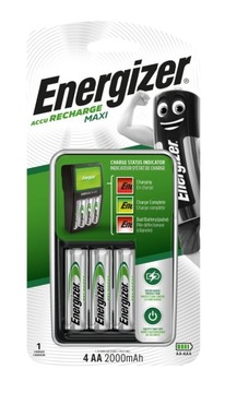 Energizer Maxi + зарядное устройство 4 X 2000 мАч R6