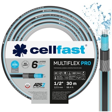 WĄŻ OGRODOWY 6 WARSTWOWY MULTIFLEX PRO 1/2