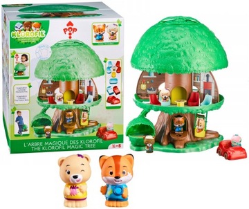 Klorofil Magiczne Drzewo przenośny domek z figurkami do zabawy dzieci 18m+
