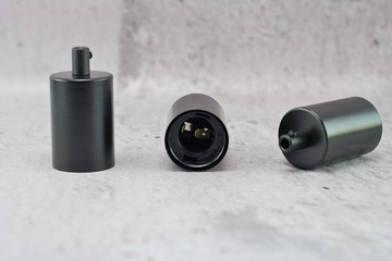 черная матовая рамка E27, лампа-паук в стиле лофт Edison