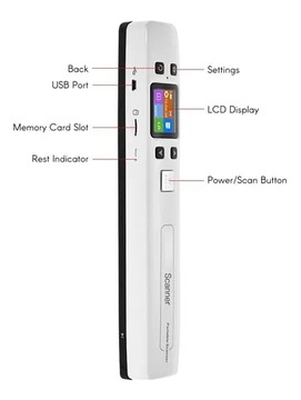 Портативный ручной сканер высокого разрешения