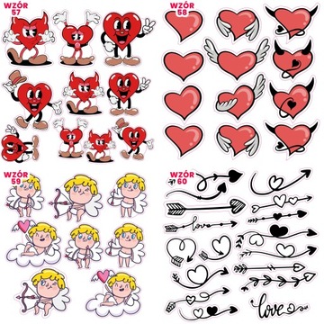 Свадебные наклейки 2 Свадебная книга 40 Дизайн