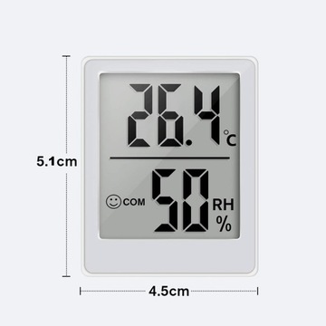 ЭЛЕКТРОННЫЙ МИНИ-ЦИФРОВОЙ ГИГРОМЕТР, ПОДХОДЯЩИЙ ДЛЯ ТЕПЛИЦ, ХРАНЕНИЙ, СПАЛЬНЕЙ