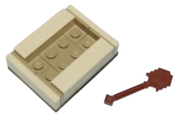 LEGO TRATWA z wiosłem Minecraft NOWA (5g)