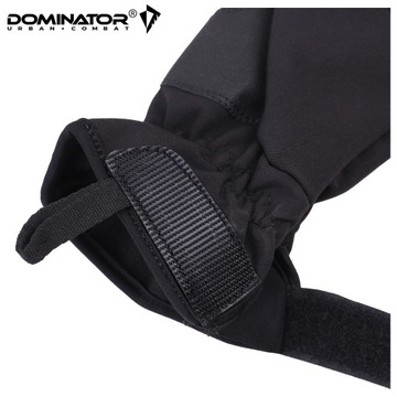 ПЕРЧАТКИ ТАКТИЧЕСКИЕ Dominator SOFTSHELL ЧЕРНЫЕ XL