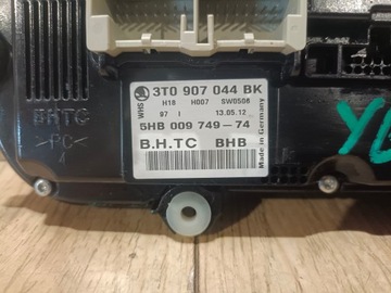 PANEL KLIMATIZACE 3T0907044BK SKODA YETI 5L 2012 ROK