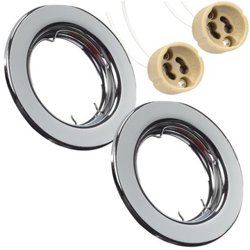2x OPRAWA METALOWA METAL DO SUFITU PODWIESZANEGO
