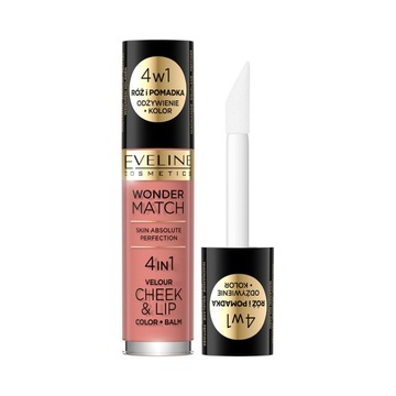Eveline Cosmetics Wonder Match róż i pomadka 4w1 - No 01