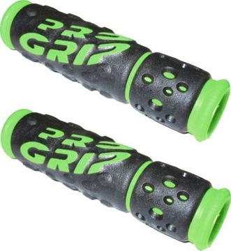 Chwyty kierownicy gripy 120 mm ŻELOWE PROGRIP Green do BMX i MTB