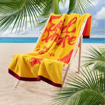 Ręcznik kąpielowy plażowy do sauny na basen upominki świąteczne tropical