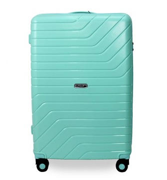 ЛЕГКИЙ ПУТЕШЕСТВЕННЫЙ ЧЕМОДАН ИЗ ПП, ПРОЧНЫЙ, ВМЕСТИТЕЛЬНЫЙ XXL, ПРОЧНЫЙ АЛЮМИНИЙ