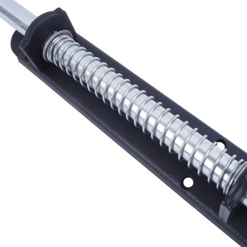 ПРУЖИННЫЙ КЛАПАН 500мм УЗКИЙ ЗАМОК ДЛИННЫЙ КЛАПАН ГАРАЖНЫХ ВОРОТ ЧЕРНЫЙ