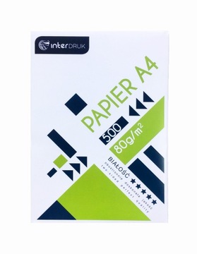 Papier biurowy ksero do drukarek A4 80g 500 ark.