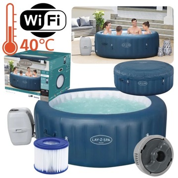 SPA OGRODOWE dmuchane Wi-Fi Bestway 6 osób BĄBELKI