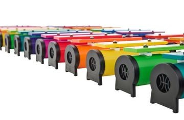 Dzwonki chromatyczne na tubach Rainbow TRCB-27B