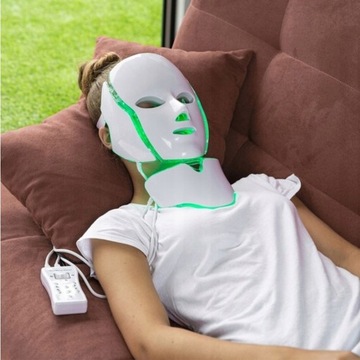 СВЕТОДИОДНАЯ МАСКА 7 ЦВЕТОВ СВЕТОДИОДНАЯ МАСКА СВЕТОТЕРАПИЯ ПОДХОДИТ ДЛЯ ЛИЦА И ШЕИ