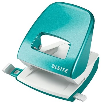 Dziurkacz LEITZ 5008 (30k) turkusowy metalik