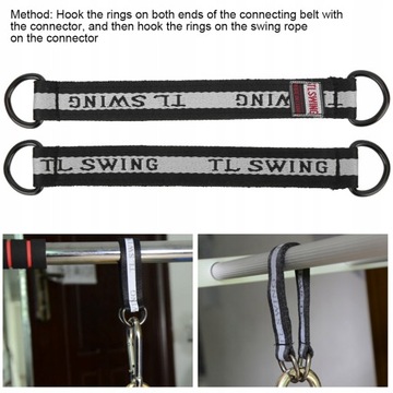 5шт 24см соединительный ремень для качелей на открытом воздухе
