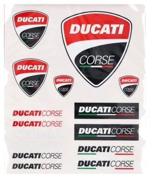 КОМПЛЕКТ НАКЛЕЙОК МОТОЦИКЛІВ ФАНЕРА МОТОЦИКЛА DUCATI CORSE 15 ЗАПЧАСТИНИ 