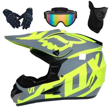 ЭЛЕКТРИЧЕСКИЙ СКУТЕР ШЛЕМ CROSS ENDURO QUAD BMX ШЛЕМ ОЧКИ ПЕРЧАТКИ L