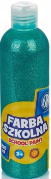 FARBA szkolna Astra 250ml zielona brokatowa