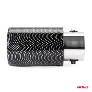 Наконечник глушителя, крышка глушителя, карбон, нержавеющая сталь, MT 016C