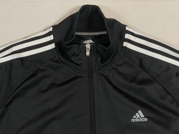 Adidas Orginals Bluza Męska Czarna Zip Stójka Logo Unikat Klasyk L XL