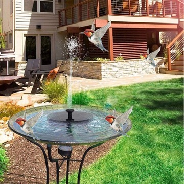 СОЛНЕЧНЫЙ ФОНТАН, НАСОС ДЛЯ ПРУДА С 6 ЭФФЕКТАМИ, ПЛАВАЮЩИЙ ФОНТАН