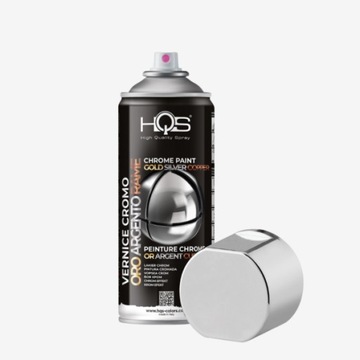 HQS SPRAY LAKIER EFEKT CHROMU 400ML CHROM SREBRNY