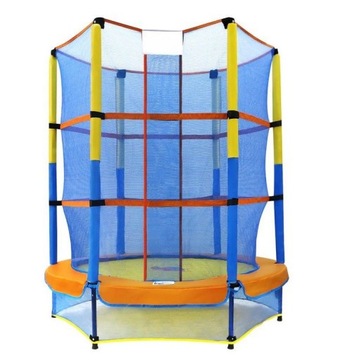 TRAMPOLINA DLA DZIECI DOMOWA Z SIATKĄ + PLUSZOWE GRATISY!